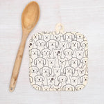 Dogs Potholder With Heat Resistant Backing - Kitchen Accessory for Dog Lovers - Counter Couture