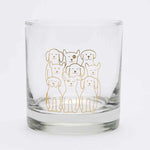 Dogs Rocks Glass - 11oz Whiskey Glass - Dogs on Dogs - Counter Couture