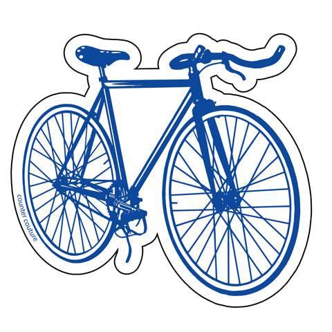 Fixie Bicycle Sticker - Counter Couture