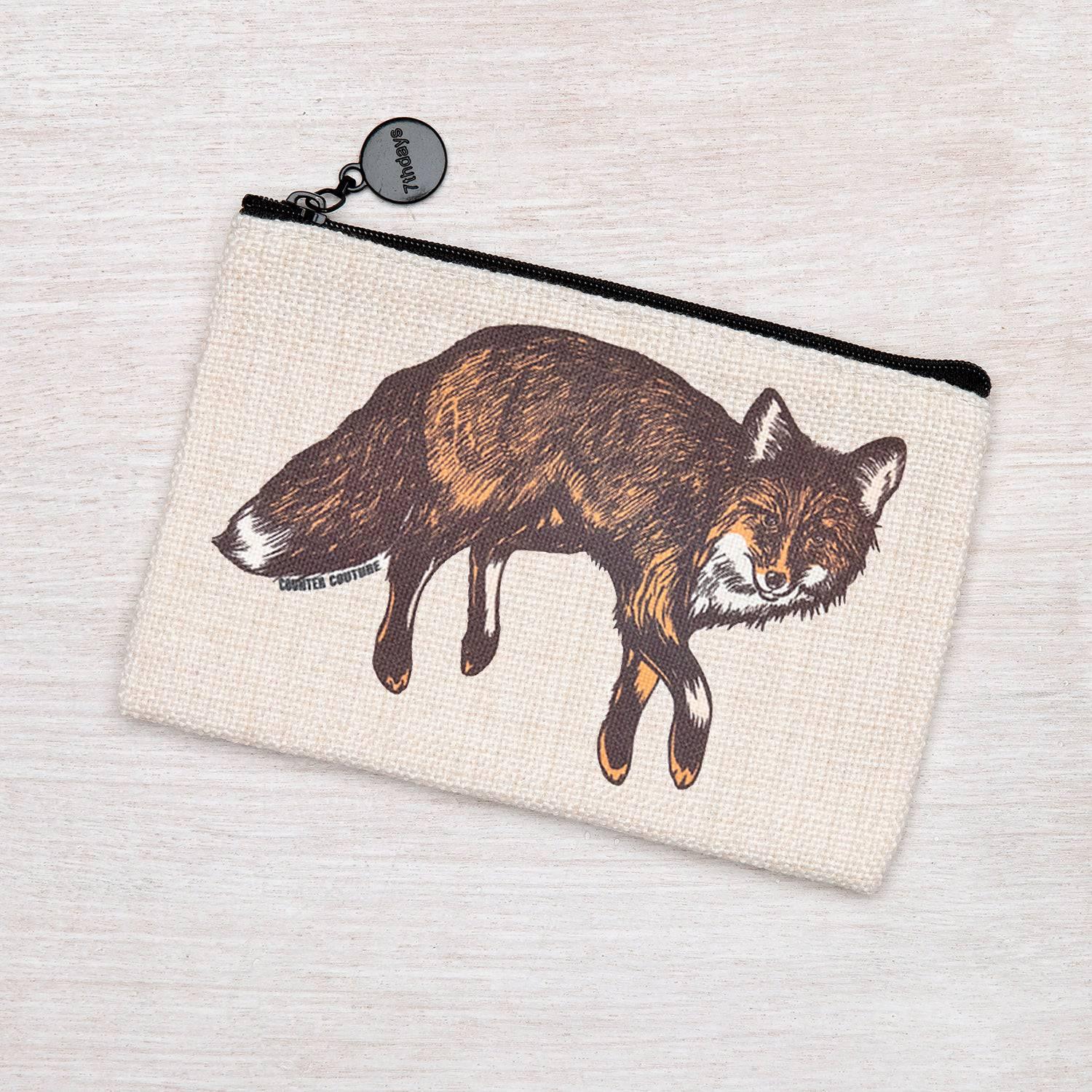 Fox Zipper Pouch - Counter Couture