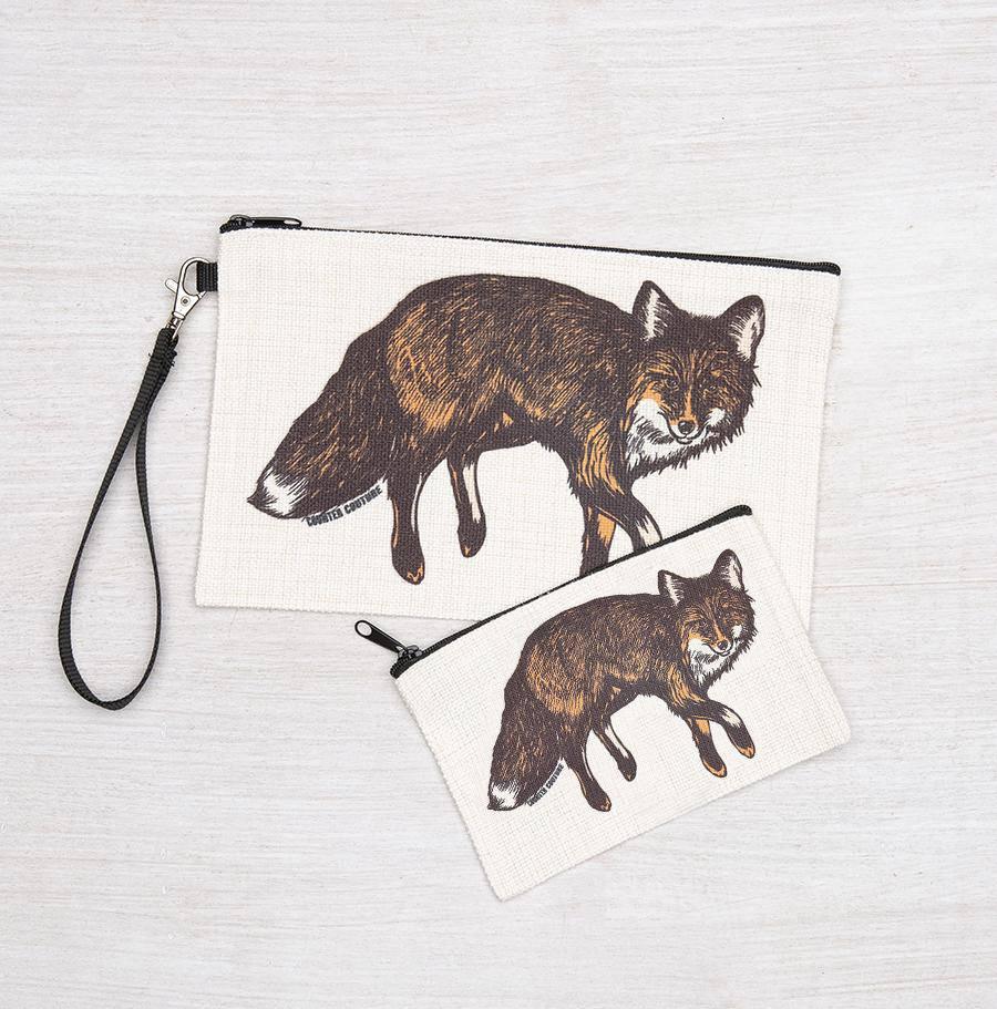 Fox Zipper Pouch - Counter Couture