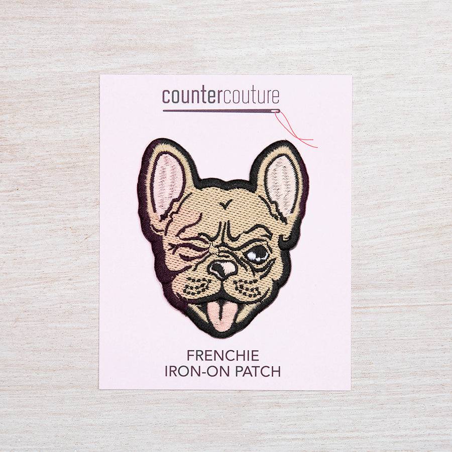 French Bulldog Iron On Patch-Counter Couture