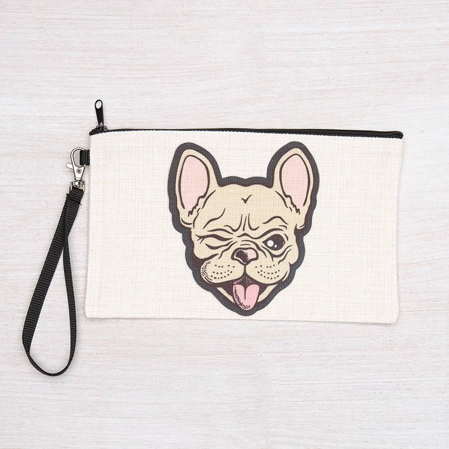 Frenchie Zipper Pouch - Counter Couture