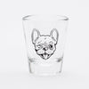 Frenchie Glass Jigger - Shot Glass -Counter Couture