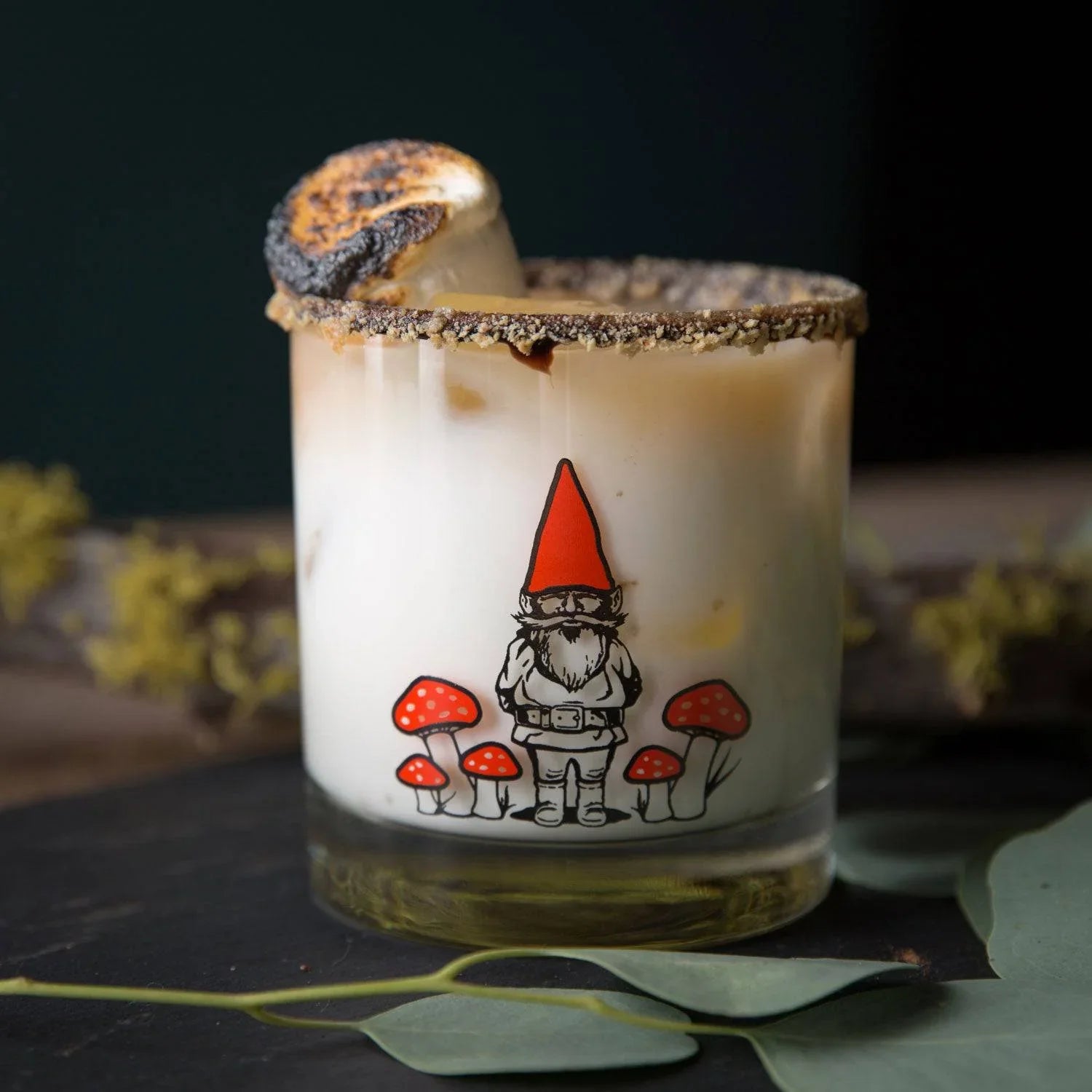 Gnome Rocks Glass - 11oz Whiskey Glass - 100% Lead Free - Counter Couture