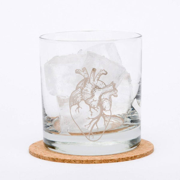 Anatomical Heart Rocks Glass-Counter Couture