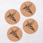 Hummingbird Coaster - Hand-Painted, Eco-Friendly, Locally Made - Counter Couture