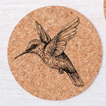Hummingbird Coaster - Hand-Painted, Eco-Friendly, Locally Made - Counter Couture