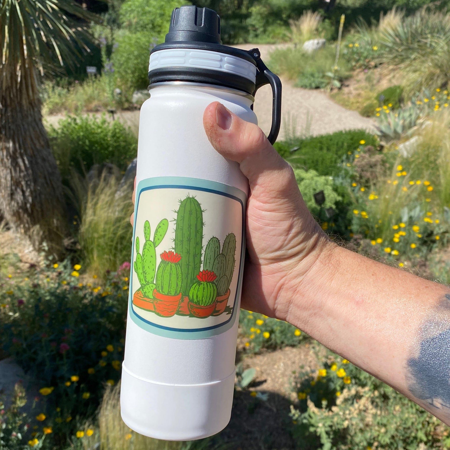 Cactus Badge Sticker - Counter Couture