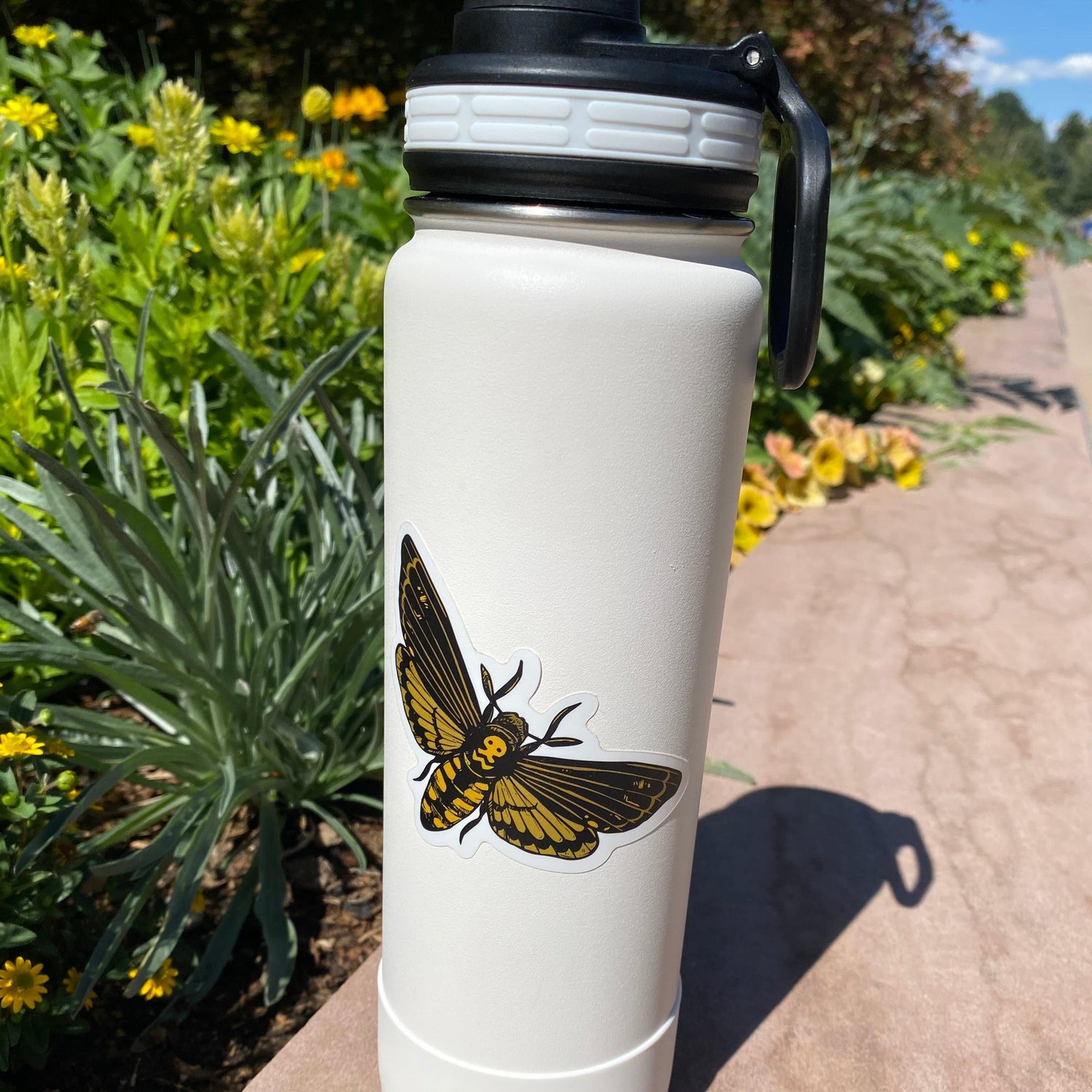 Death Head Moth Sticker - Counter Couture