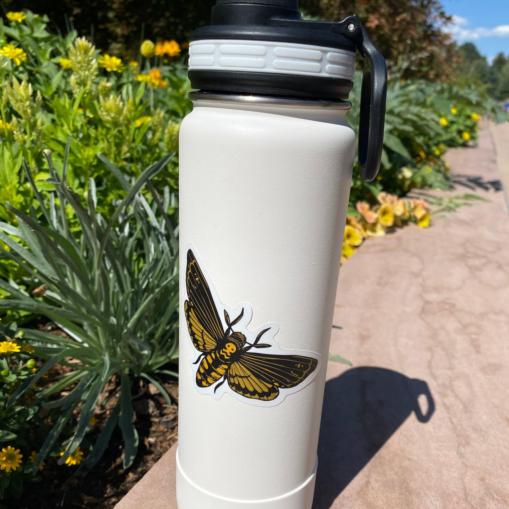 Death Head Moth Sticker - Counter Couture