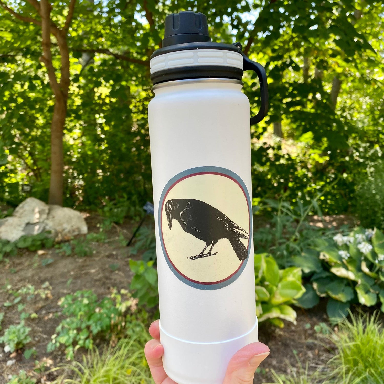 Crow Badge Sticker - Counter Couture