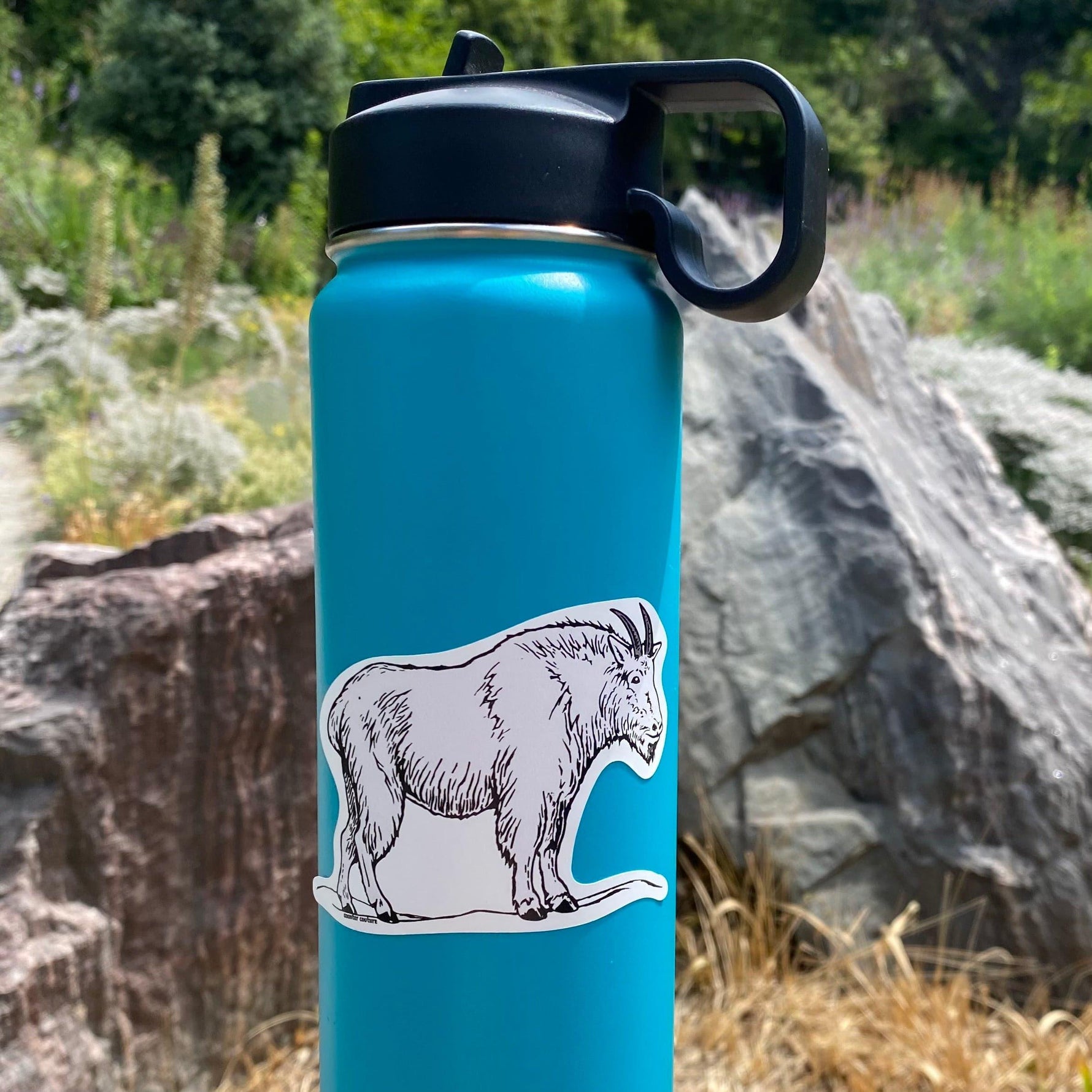 Rocky Mountain Goat Die Cut Sticker - Counter Couture