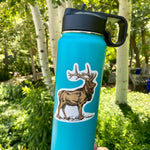 Elk Die Cut Sticker - Counter Couture
