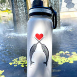 Narwhals in Love Sticker - Counter Couture