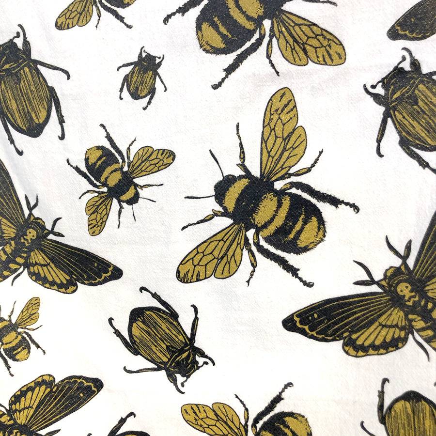 Insects Tea Towel - Dish Towel - Home Decor - Counter Couture