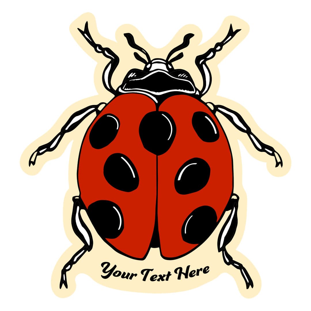 Sticker - Ladybug Name Drop Sticker - Counter Couture