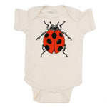 Ladybug Baby Bodysuit - Eco-Friendly, Hand-Drawn, 3-18 Months - Counter Couture