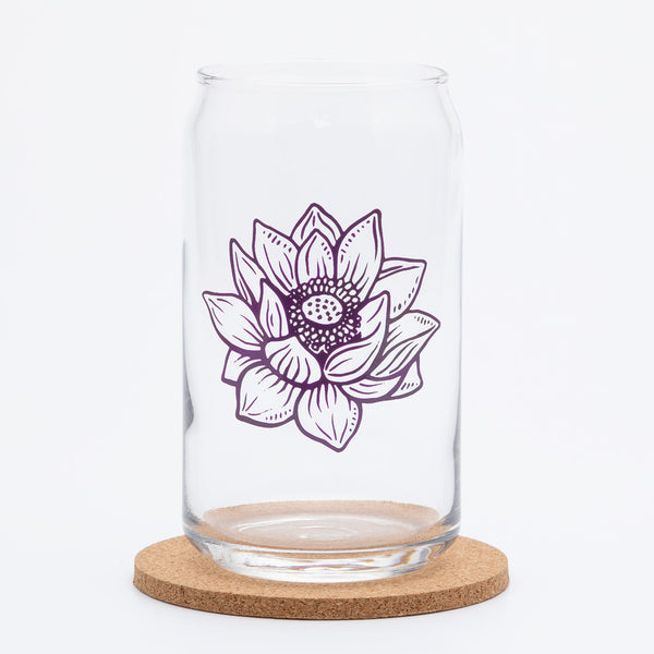 Lotus Iced Coffee Can Glass - Counter Couture