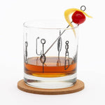 Lures Rocks Glass - 11oz Whiskey Glass - Locally Made - Counter Couture