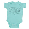 Map Baby One Piece - Chill-Baby-Counter Couture