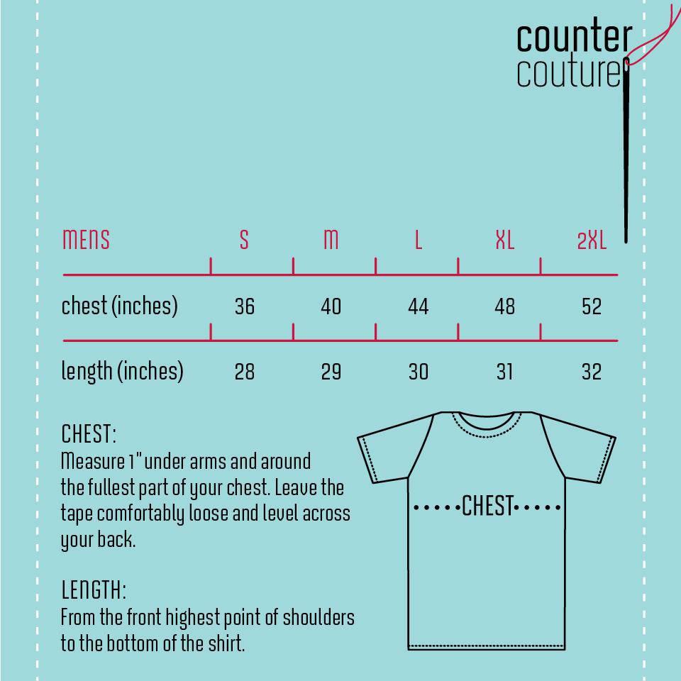 Map Men's T-shirt-Counter Couture
