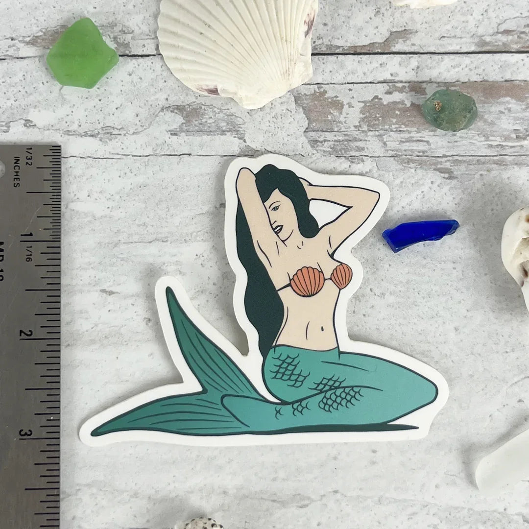 Mermaid Die Cut Sticker - Counter Couture