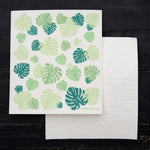 Monstera Swedish Dish Cloth - Eco-Friendly & Biodegradable - Counter Couture