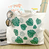 Monstera Leaf Printed Canvas Tote Bag - Counter Couture