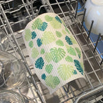 Monstera Swedish Dish Cloth - Eco-Friendly & Biodegradable - Counter Couture