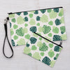 Monstera Zipper Pouch - Counter Couture