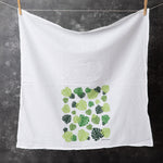 Monstera Flour Sack Towel - Eco-Friendly, Hand-Drawn - Counter Couture