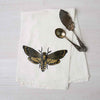 Moth Flour Sack Towel - Home Decor - Kitchen Towel - Counter Couture