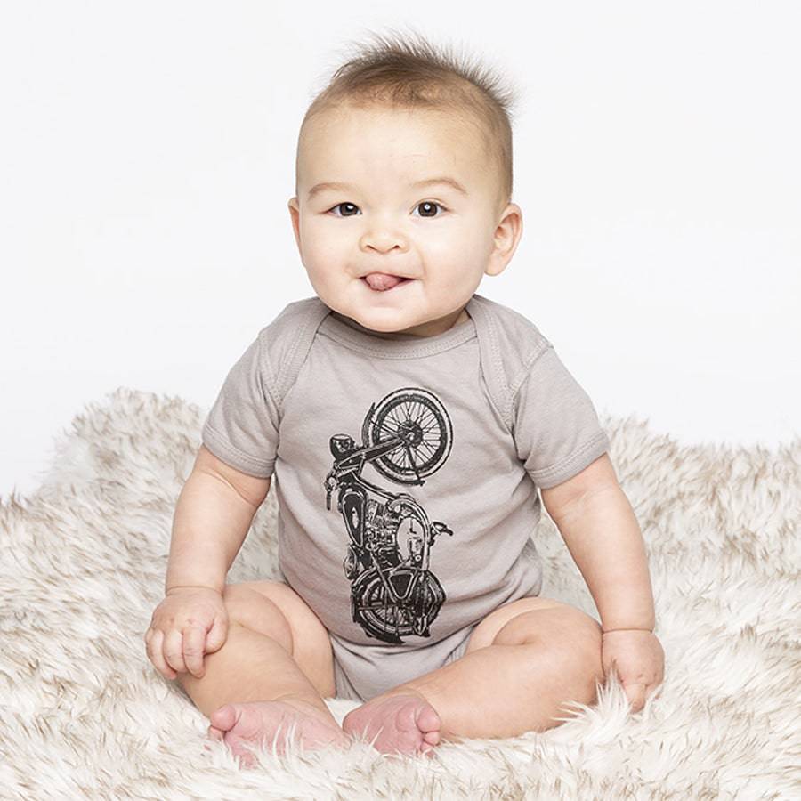 Motorcycle Baby Bodysuit-Baby-Counter Couture