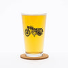 Motorcycle Beer Pint Glass-Counter Couture