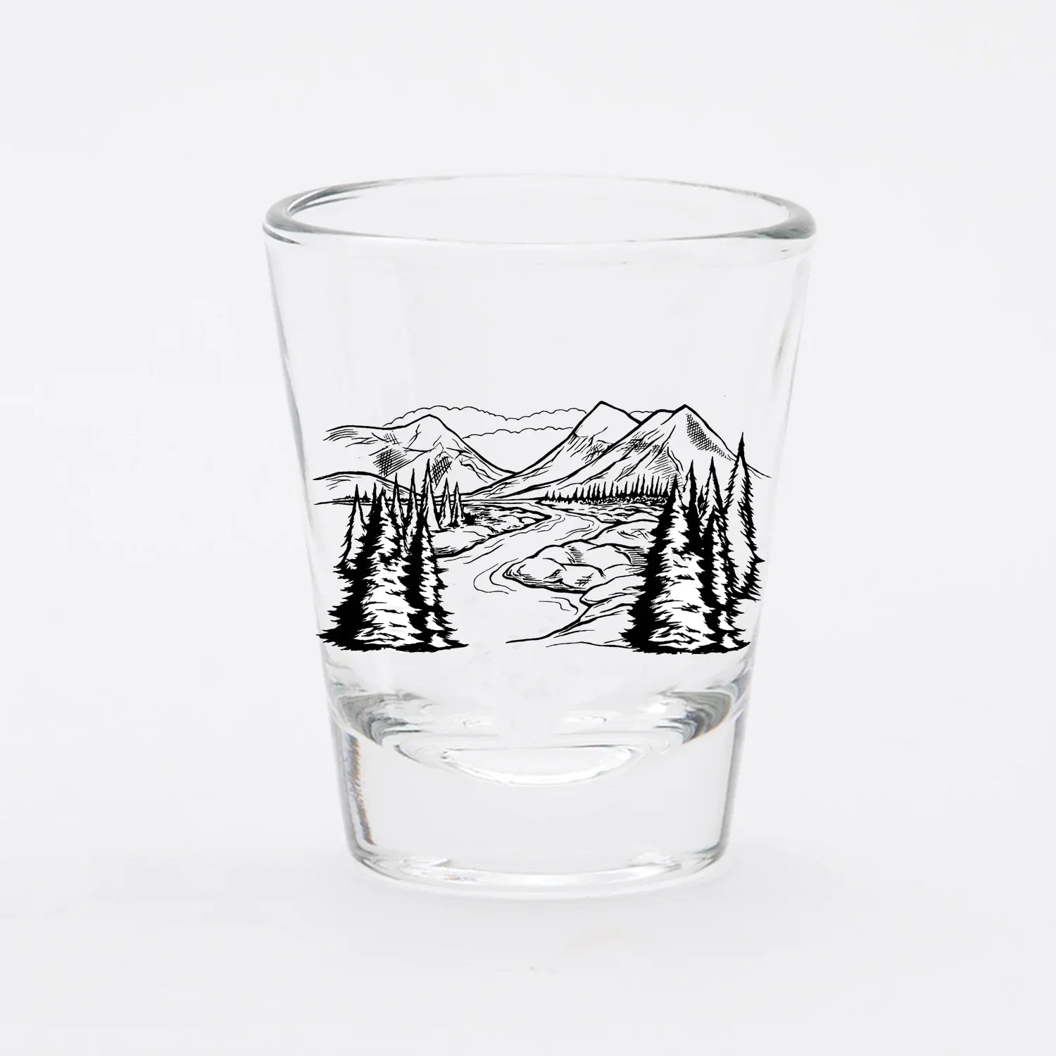 Mountains Shot Glass - Counter Couture