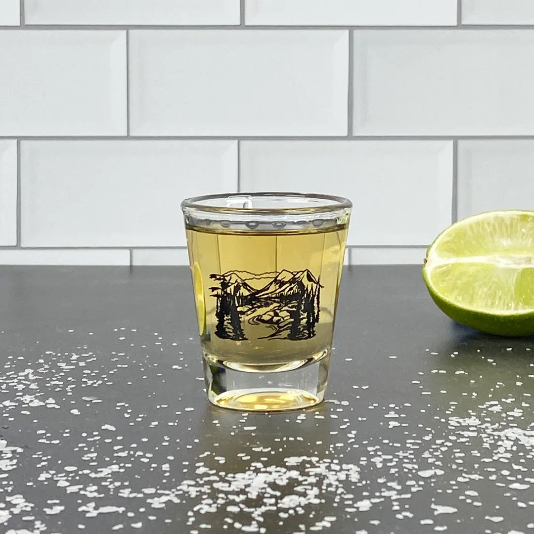 Mountains Shot Glass - Counter Couture