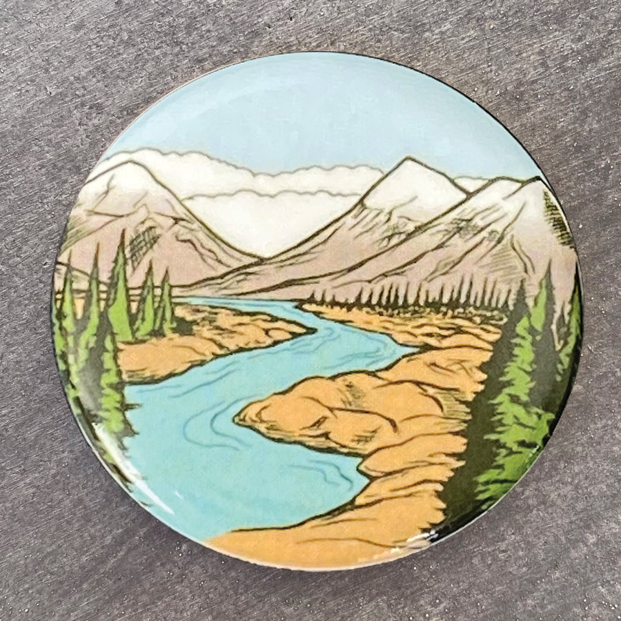 Mountains Fridge Magnet - Counter Couture