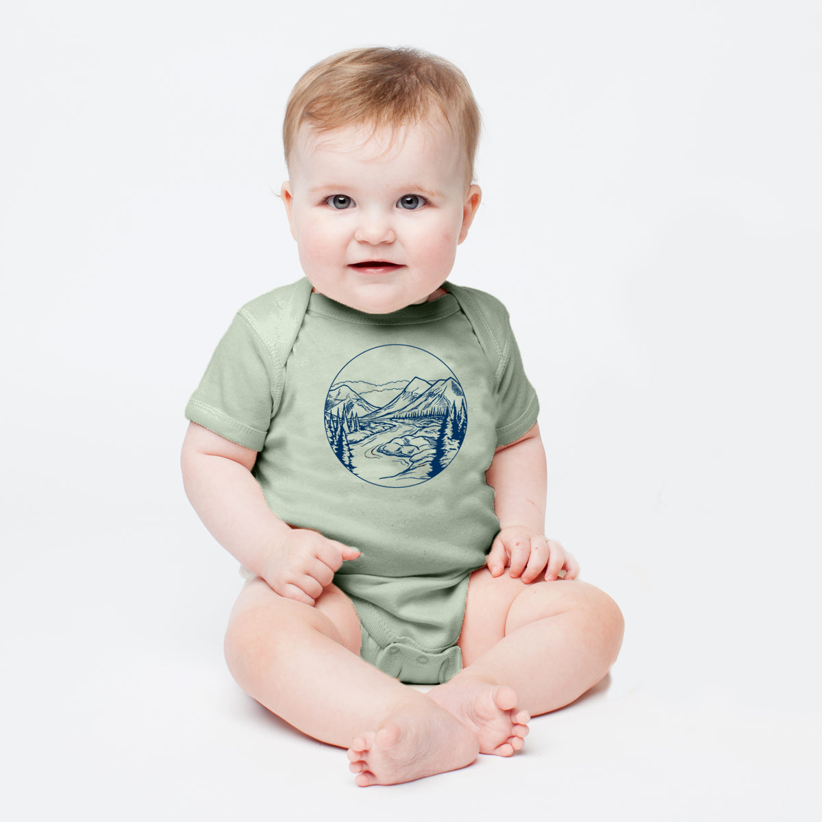 Mountains Baby Bodysuit - Baby - Counter Couture