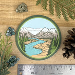 Mountains Badge Sticker - Counter Couture