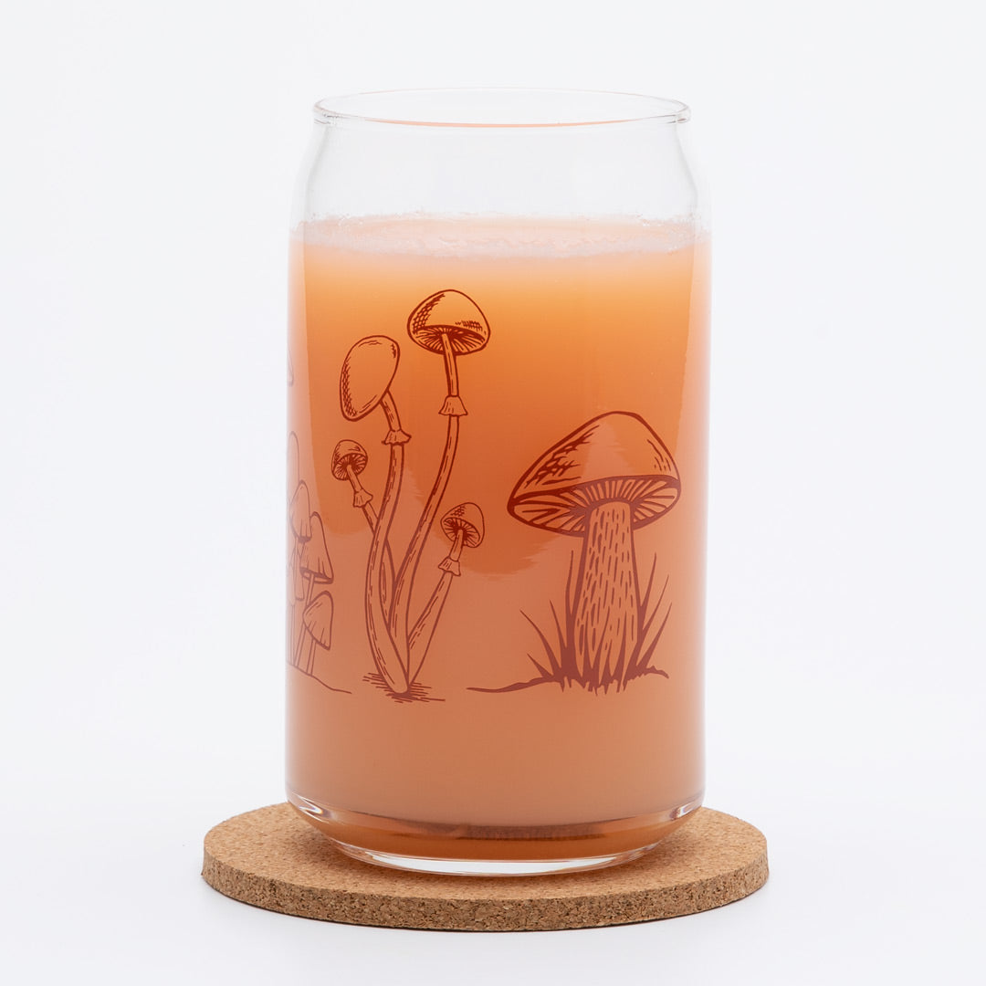 Mushroom Pint Can Glass - Counter Couture