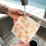 Mushroom Swedish Dish Cloth - Counter Couture