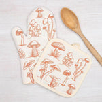 Mushroom Oven Mitt + Potholder Set - Counter Couture