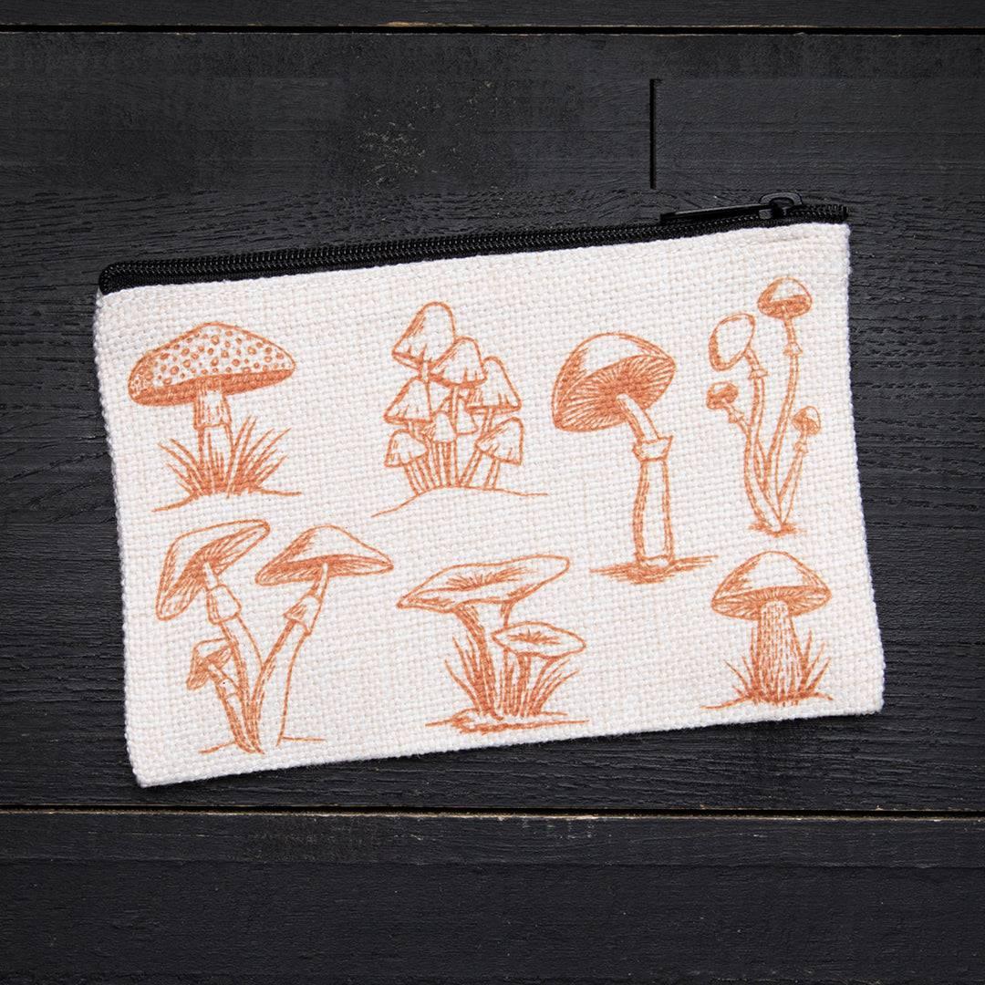 Mushroom Zipper Pouch - Counter Couture