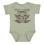 Mushroom Baby Bodysuit - Eco-Friendly, Hand-Drawn, 3-18 Months - Counter Couture