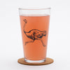 Ostrich Pint Glass - Counter Couture