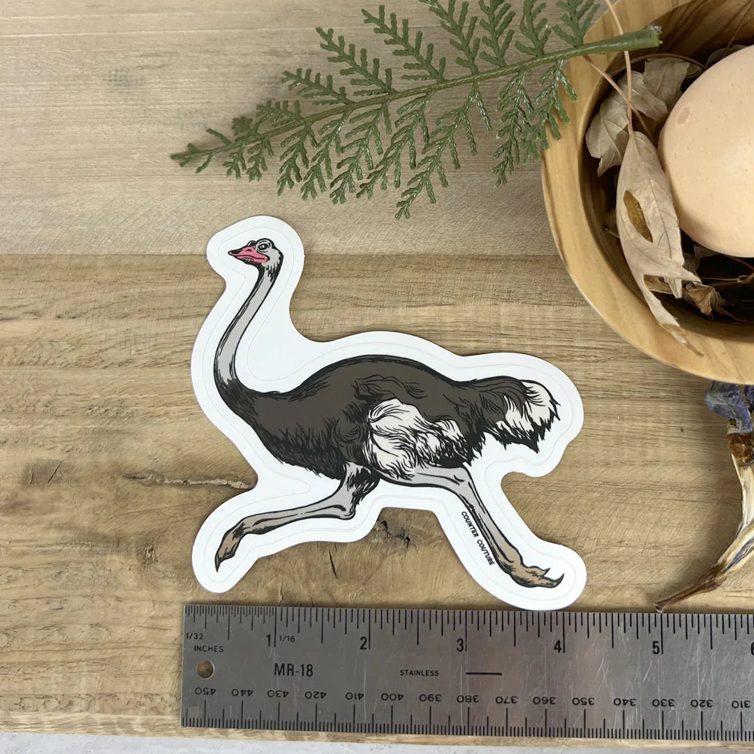 Ostrich Sticker - Counter Couture