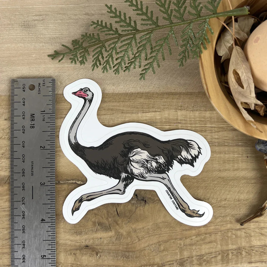 Ostrich Sticker - Counter Couture