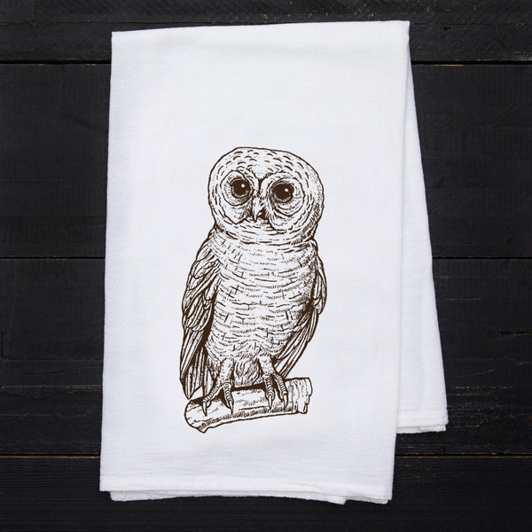 Owl Tea Towel - Kitchen Towel - Home Decor - Counter Couture