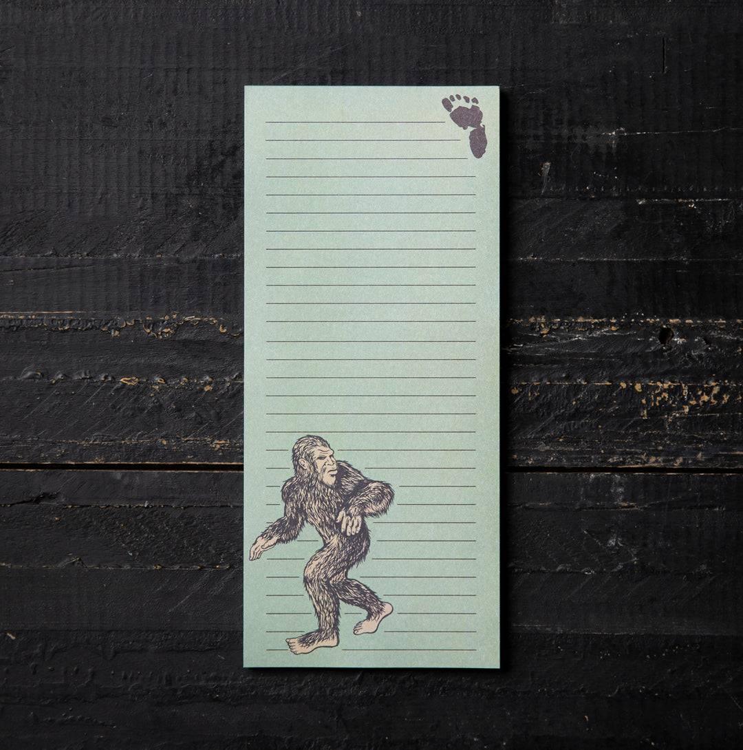 Sasquatch Notepad - Counter Couture